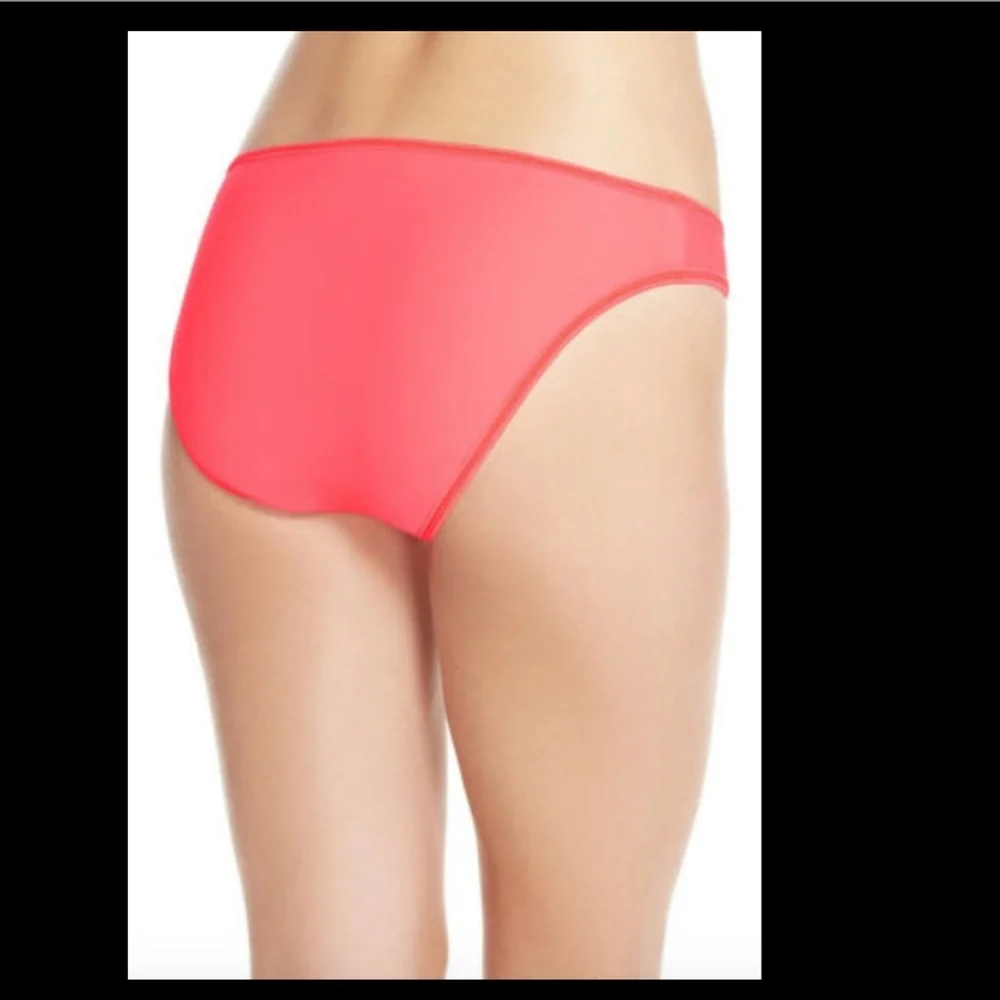 NWT Zella Hipster‎ Bikini Bottoms Neon Coral Samba